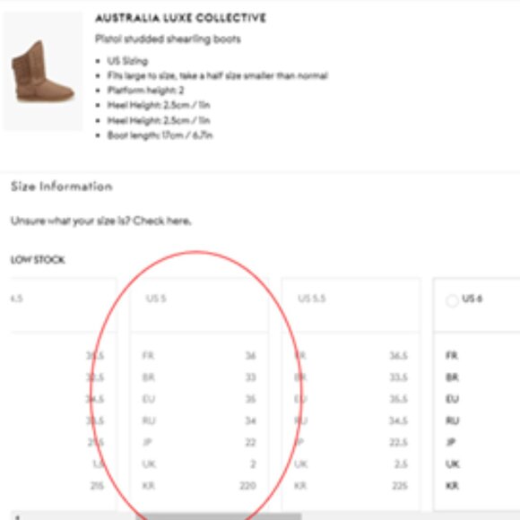 EUC [Australia Luxe Collective] Pistol Brown Studded Sheepskin Boots w/ Box W 5 - Picture 16 of 16